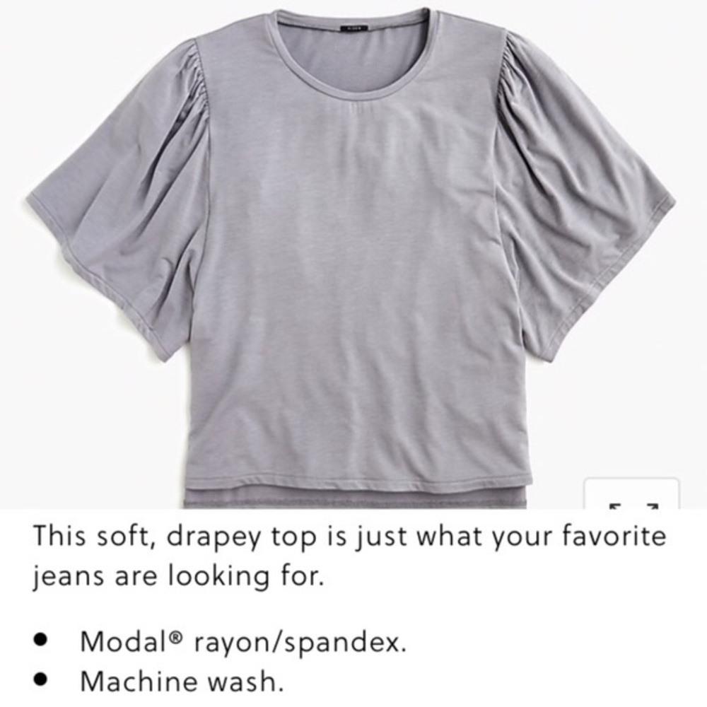J Crew grey tee